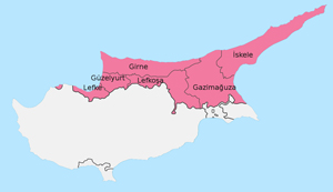 northern cyprus map